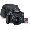 Canon EOS 2000D / Rebel T7 DSLR Camera with EF-S 18-55mm Lens + 64GB Card + Case