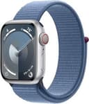 Apple Watch Series 9 (GPS + LTE) 41MM Silver Aluminum Case Winter Blue Sport