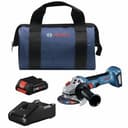 Bosch GWS18V8B15RT 18V 4-1/2 in. Angle Grinder KT (4 Ah) Certified Refurbished