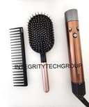 Dyson Airwrap Hair Multi Styler HS05 Copper/Nickel Wand Only + Brushes (USED)
