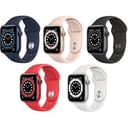 Apple Watch Series 6 (GPS, 44mm) Space Aluminum Case with Black Sport Band