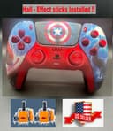 Custom PS5 CAPTAIN AMERICA DualSense Wireless Controller HALL-EFFECT sticks