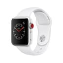 Apple Watch Series 3 42mm GPS + Cellular Unlocked - Silver Aluminum Case - White