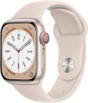 Apple Watch Series 8 GPS + LTE 45MM Starlight Aluminum Case Starlight Sport Band