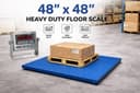 Refurbished Industrial Platform 48” x 48” Floor scale for warehouse 5000 lbs
