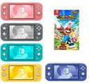 Nintendo Switch Lite + Mario Rabbids Kingdom Battle Game + 1 Year Warranty🛡️!