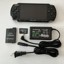 BLACK Sony PSP 3000 System w/ Charger, Battery, & 16gb Memory Card Bundle Import