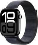 Apple Watch Series 10 (GPS+LTE) 46MM Jet Black Aluminum Case Ink Sport Loop