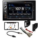 DUAL DV271BT Car Stereo Radio Dash Kit & Cam For Dodge 2009-2012 Dodge RAM 1500