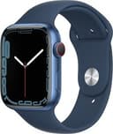 Apple Watch Series 7 GPS + LTE w/ 45MM Blue Aluminum Case, Abyss Blue Sport Band