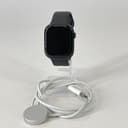 Apple Watch (Series 10) 46mm Jet Black Aluminum (LTE) w/ Black Sport - Good