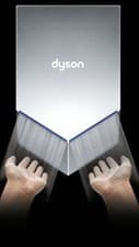 DYSON AIRBLADE HU02 HAND DRYER V LV SILVER NICKEL BATHROOM AB12 120v WALL MOUNT