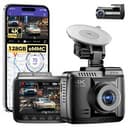 4K Dual Dash Cameras ADAS WDR & WIFI GPS Motion Detection G-sensor Night Vision