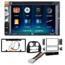 For Mitsubishi 2006-2012 Eclipse XDVD269BT Car Stereo Double DIN Dash Kit & Cam