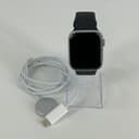 Apple Watch (Series 8) 45mm Silver Stainless Steel (LTE) w/ Sport Band - Good