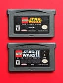 Lego Star Wars I II 1 2 Nintendo Game Boy Advance Lot 2 Games Authentic Saves