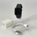 Apple Watch (Series 10) 42mm Jet Black Aluminum (LTE) w/ Black Sport - Very Good