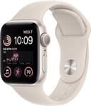 Apple Watch SE 2nd Gen GPS 40mm Aluminum Case Sport Band S/M Starlight MNT33LL/A