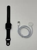 Apple Watch Series 7 41mm Midnight Aluminum Case Black Band GPS Only Good
