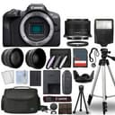 Canon EOS R100 Mirrorless Camera Black + 3 Lens Kit 18-45mm + 32GB+ Flash & More