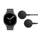 Samsung Galaxy Watch 8 44mm Graphite Smartwatch Two Chargers SM-L330NDACXAA 2025
