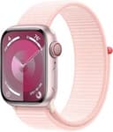 Apple Watch Series 9 (GPS + LTE) 41MM Pink Aluminum Case Light Pink Sport Loop