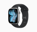 Apple Watch Series 11 (GPS + LTE) 46MM Space Gray Aluminum Case Black Sport Band