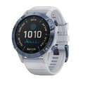 Garmin Fenix 6 Pro Solar, Mineral Blue/Whitestone 010-02410-18