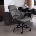 PU Leather Office Chair with Premium Durable Construction, Easy Assembly