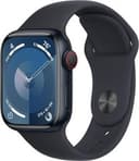Apple Watch Series 9 (GPS + LTE) 41MM - Midnight Aluminum Case & Black Sport