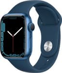 Apple Geek Squad Certified Refurbished Watch Series 7 (GPS) 41mm Blue Aluminu...