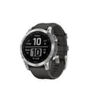 Garmin Fenix 7 Smartwatch, Silver with Graphite Band 010-02540-00