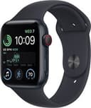 Apple Watch Series SE 2nd Gen GPS+LTE 44mm Midnight Aluminum Case & Sport Band
