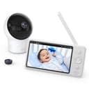 eufy E110 Video Baby Monitor 720P Security Camera 5"Display Lullaby Night Vision