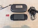 PSP Console 2001 PlayStation BUNDLE W Charger 4GB Mem. Card Case 1 YEAR WARRANTY