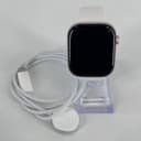Apple Watch (Series 10) 46mm Gold Aluminum (GPS) w/ White Sport - Very Good