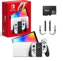 Nintendo Switch OLED White Console 64GB + FREE 16GB MicroSD FAST 2day Shipping💨