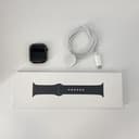 Apple Watch (Series 11) 46mm Jet Black Aluminum (LTE) w/ Sport Loop - Excellent