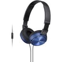 Sony MDR-ZX310AP Wired On-Ear Headphones Blue Excellent Condition