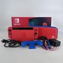 Nintendo Switch Mario Red + Blue Edition Handheld Console Red 32GB - Very Good