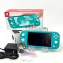 Refurbished Nintendo Switch Lite Turquoise Console & Charger with BOX 1 Day Ship