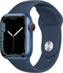 Apple Watch Series 7 GPS + LTE w/ 41MM Blue Aluminum Case, Abyss Blue Sport Band