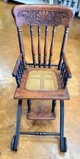 antique Oak high chair