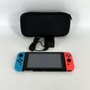 Nintendo Switch Original Handheld Console Black 32GB w/ Case/Charger - Very Good