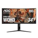 AOC CU34G4 34" UltraWide Curved Gaming Monitor 2K WQHD 3440 x 1440 180Hz 0.5ms
