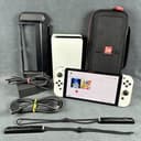 Nintendo Switch OLED White Console HEG-001 w/ Accessories - Refurbished, Excelle