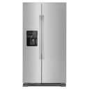 Amana - 34 in. Wide 21.4 cu. ft. Side-by-Side Refrigerator - Stainless Steel