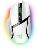 Razer - Basilisk V3 Pro Optical Gaming Mouse with HyperScroll Tilt Wheel - Wireless - White