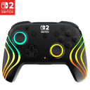 Turtle Beach - Afterglow Wave Wireless RGB Gaming Controller for Nintendo Switch 2, Nintendo Switch, Switch Lite, & OLED Model - Black