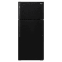Whirlpool - 14.3 Cu. Ft. Top-Freezer Refrigerator - Black